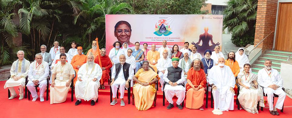 Shrimad Rajchandra Mission Dharampur at the Global Spirituality Mahotsav 2024