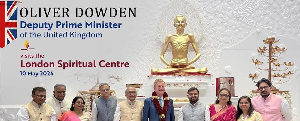 Deputy Prime Minister of the UK, Rt Hon Oliver Dowden CBE MP, visits the SRMD London Spiritual Centre