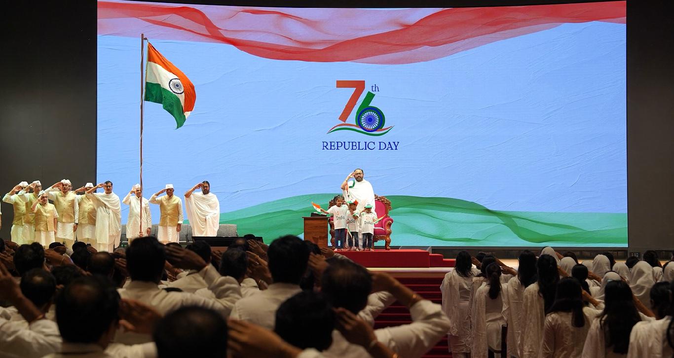 India’s 76th Republic Day Celebrations at the Ashram