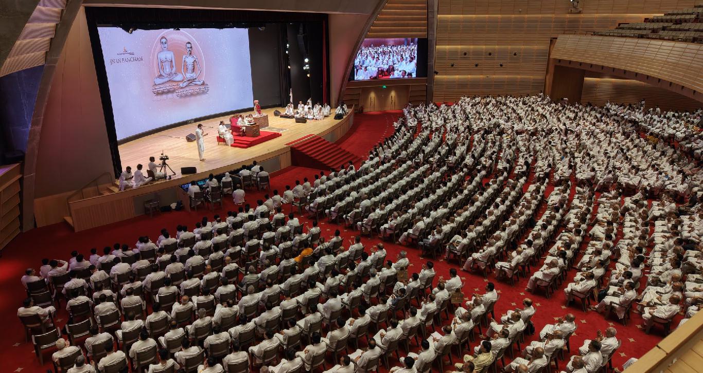 Jnan Pancham at the Ashram